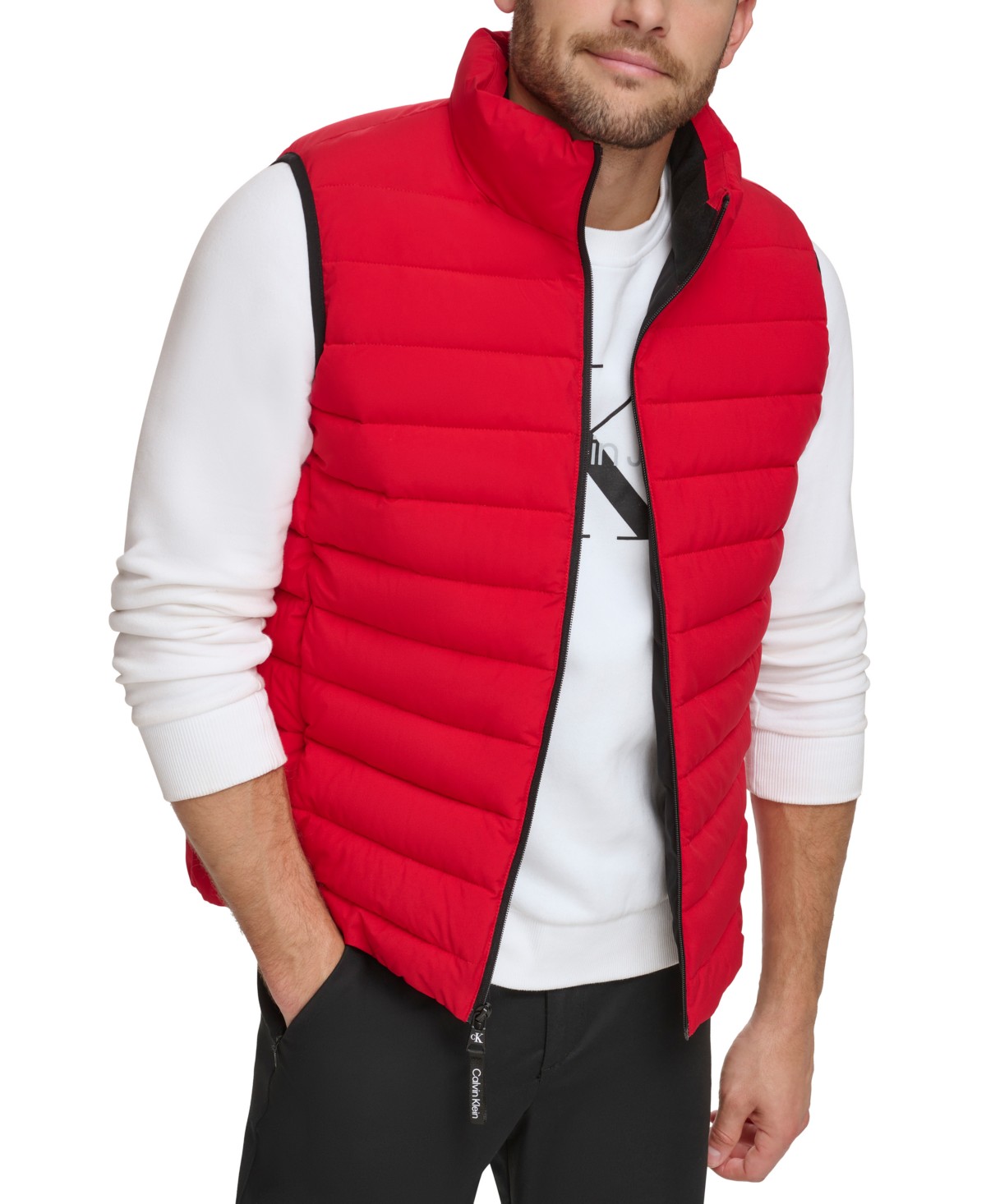 Мужские Calvin Klein Men's Stretch Puffer Vest — фото 1