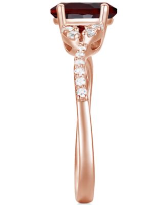 Citrine (1 ct. t.w.) & Lab-Grown White Sapphire (1/4 ct. t.w.) Ring in 14k Gold-Plated Sterling Silver (Also in Additional Gemstones)