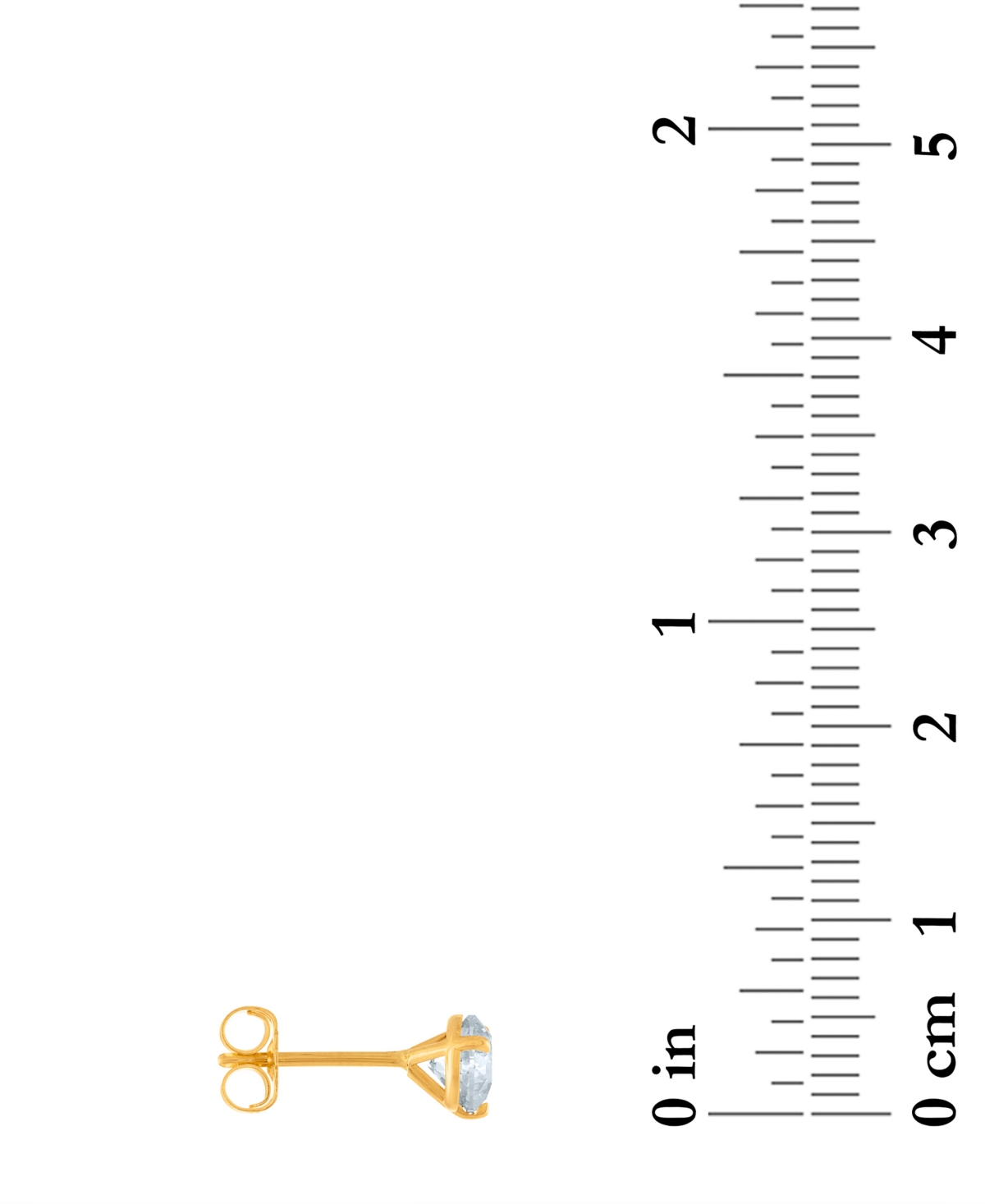 Certified Near Colorless Diamond Stud Earrings (1 ct. t.w.) in 18k Gold