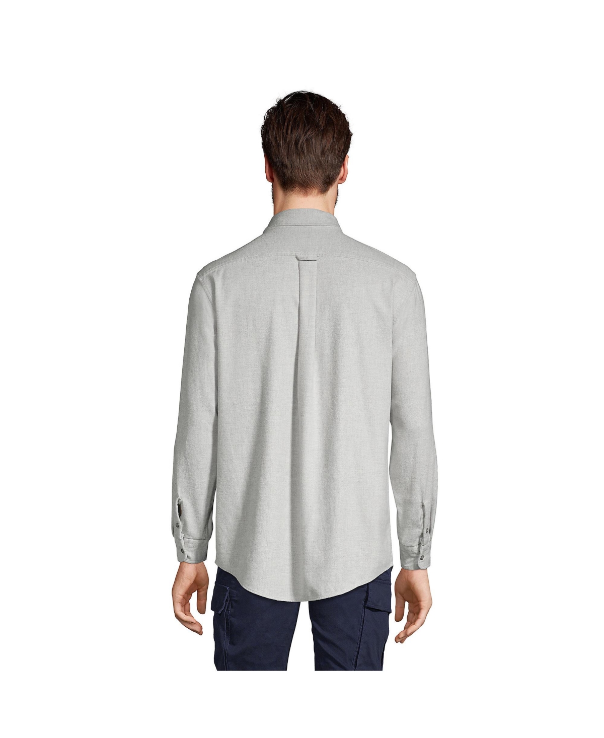 Lands' End Big & Tall Traditional Fit Flagship Flannel Shirt
