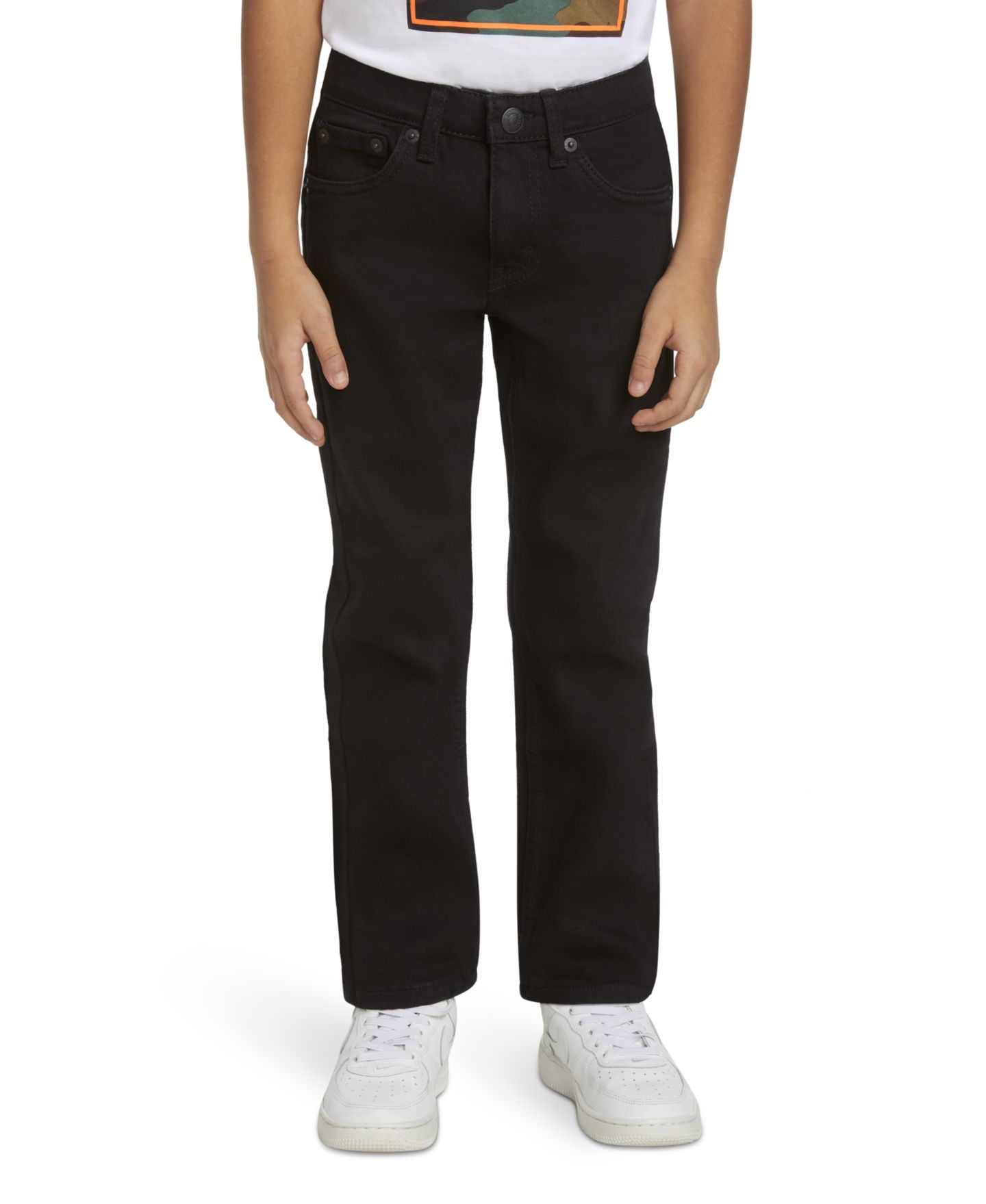 Джинсы Levi's 511 Slim Fit Stretch Performance для мальчиков, цвет: Чёрный — фото 1