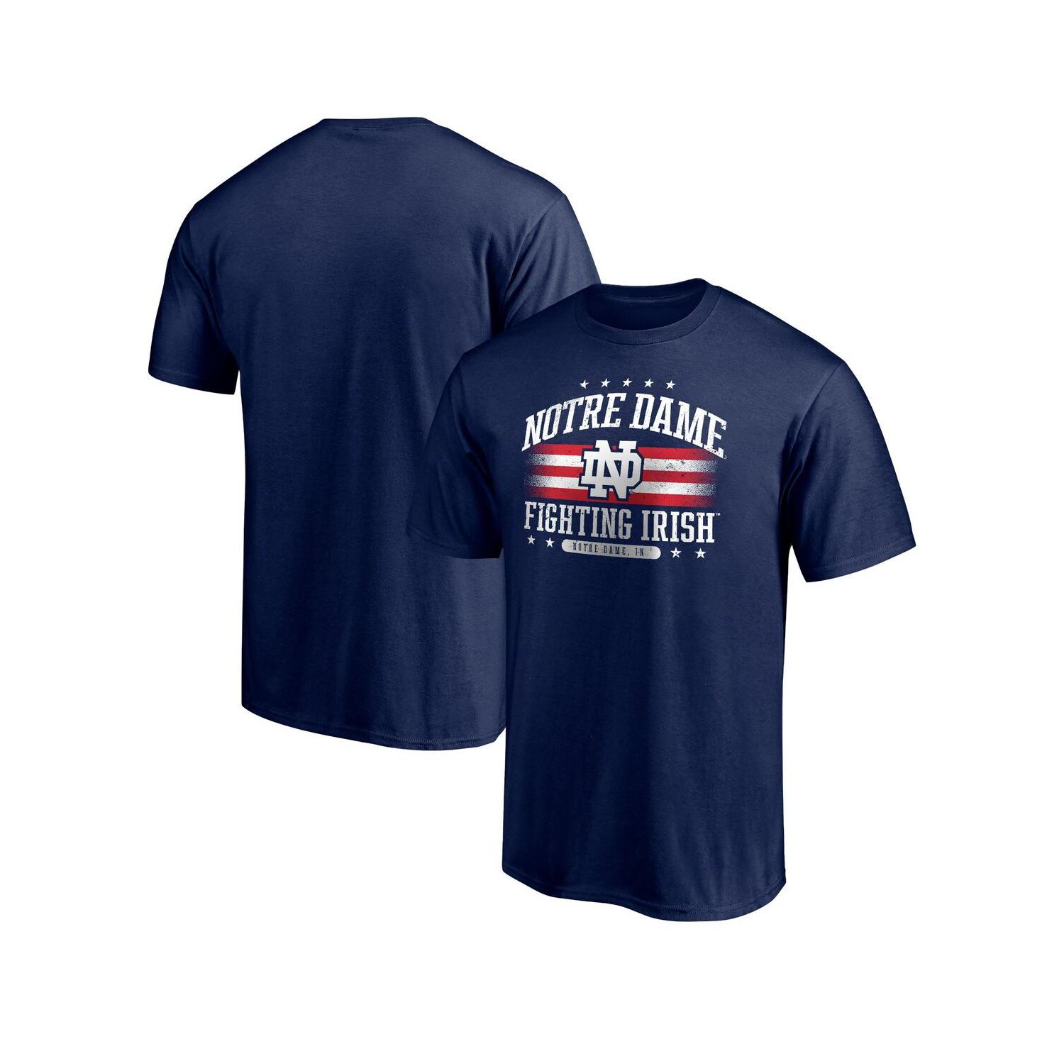 Men's Navy Notre Dame Fighting Irish Americana T-shirt