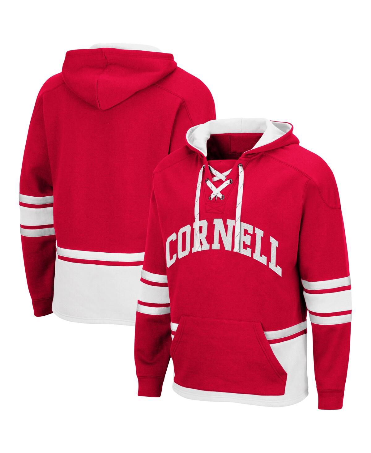 Shop Colosseum Men's  Red Cornell Big Red Lace Up 3.0 Pullover Hoodie