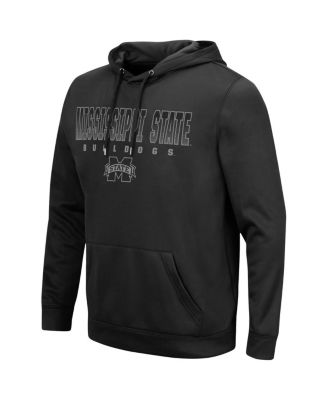 Men's Black Mississippi State Bulldogs Blackout 3.0 Pullover Hoodie
