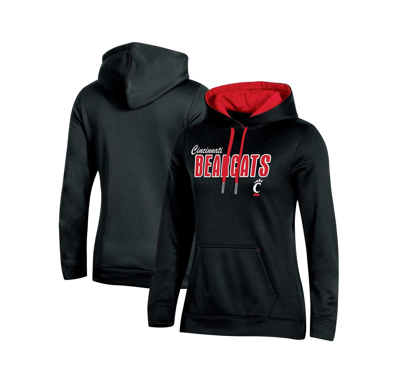 Women's Black Cincinnati Bearcats Team Pullover Hoodie