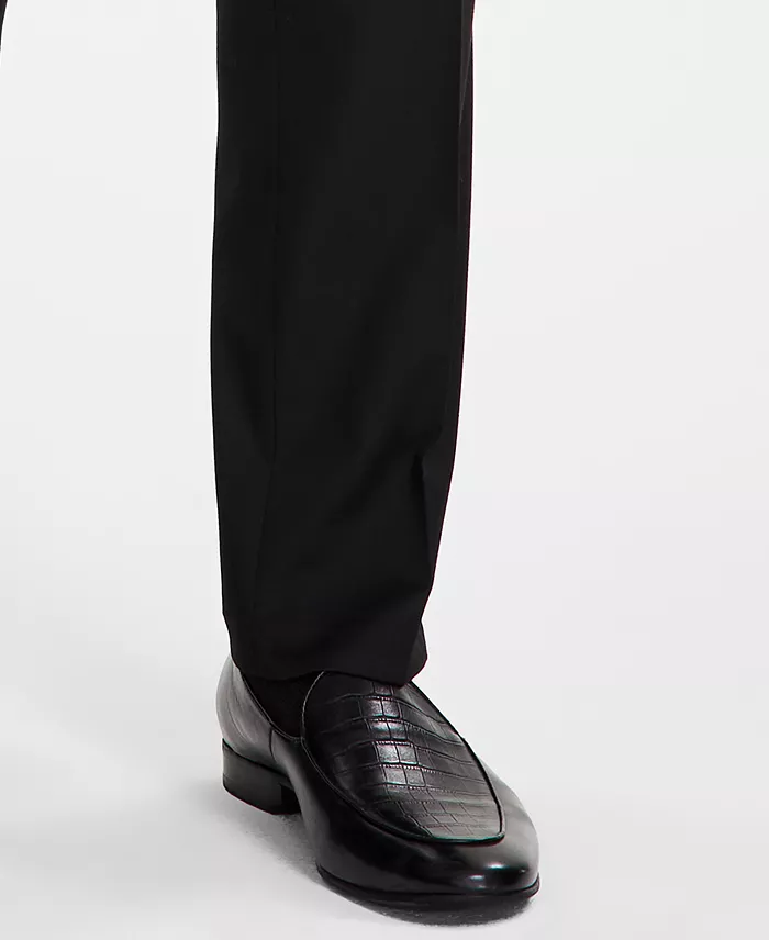 Men's Classic-Fit Solid Suit Pants - thumbnail 7