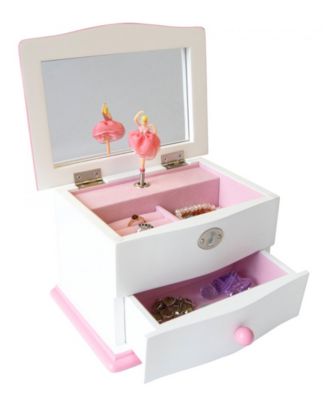 Wooden Musical Ballerina Jewelry Box, Katie