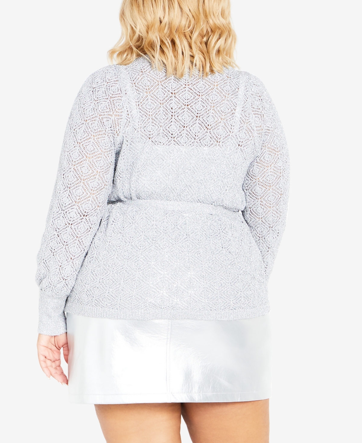 City Chic Trendy Plus Size Holly V-neck Wrap Sweater