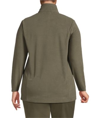 Plus Size Anyweather Fleece Quarter Zip Pullover