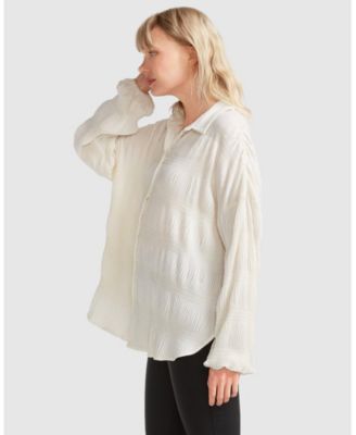 Women's Serenade Velvet Plisse Shirt