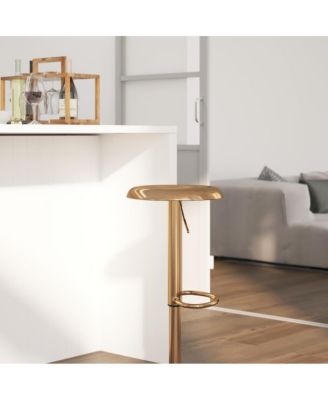 Audrey Retro Style Height Adjustable Barstool With Footrest