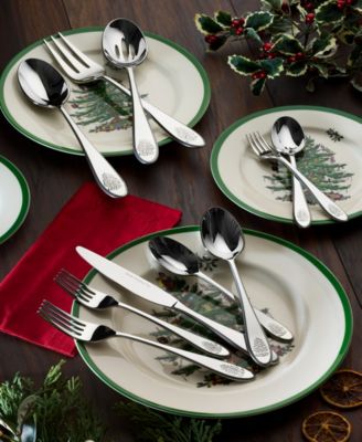 Christmas Tree 20 Pc. Flatware Set, Service for 4