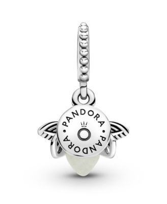 Sterling Silver Glow-in-the-Dark Firefly Dangle Charm