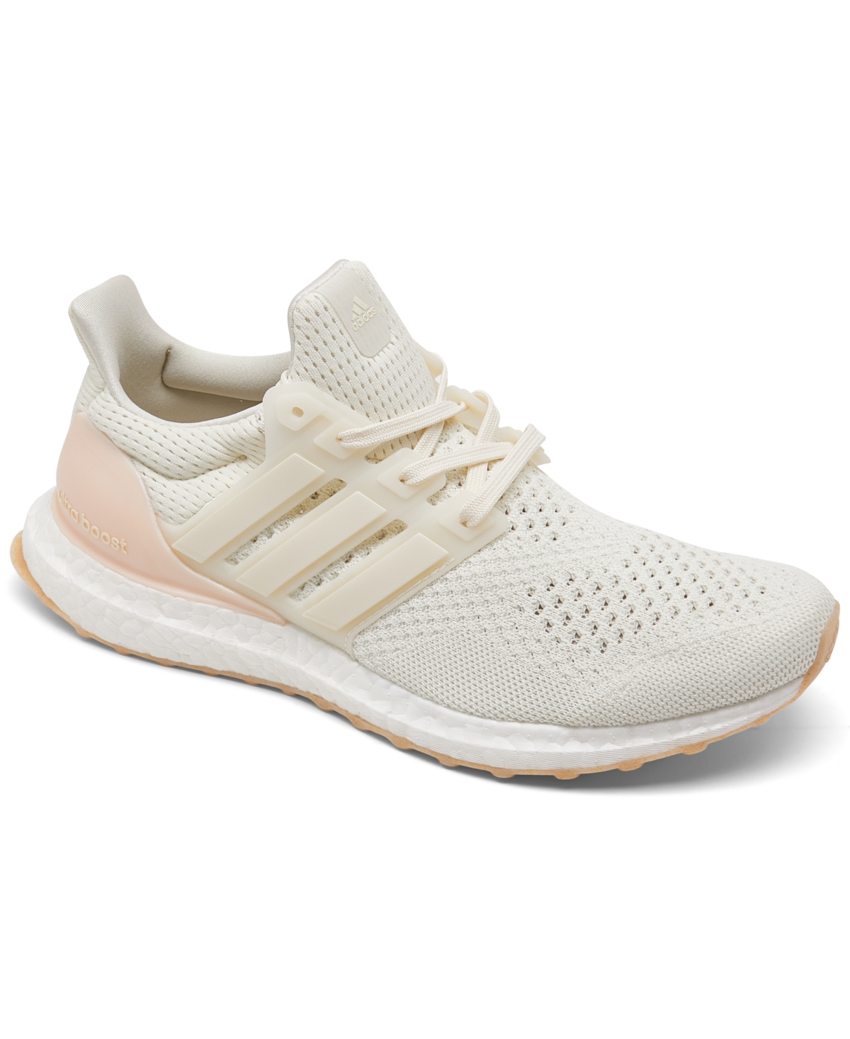 Adidas Originals Women's Ultraboost 1.0 Running Sneakers From Finish Line In Off White,wonde