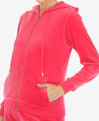 Women's Velour Tracksuit Loungewear 2pc Set