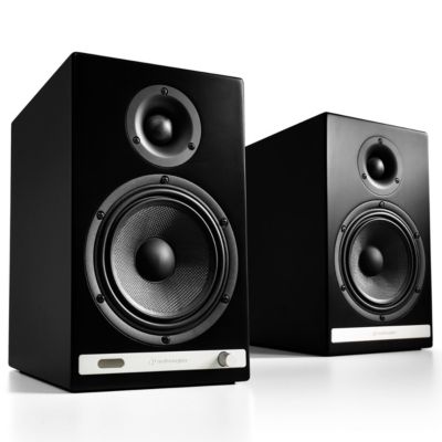 HD6 Premium Powered Wireless Bookshelf Speakers - Pair