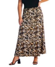 Mid length 2025 leopard skirts macys
