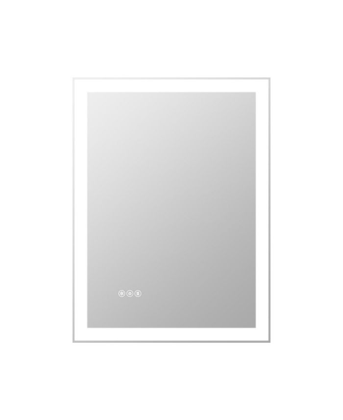 Simplie Fun 2432 Bathroom LED mirror Anti fog mirror with button Macy's