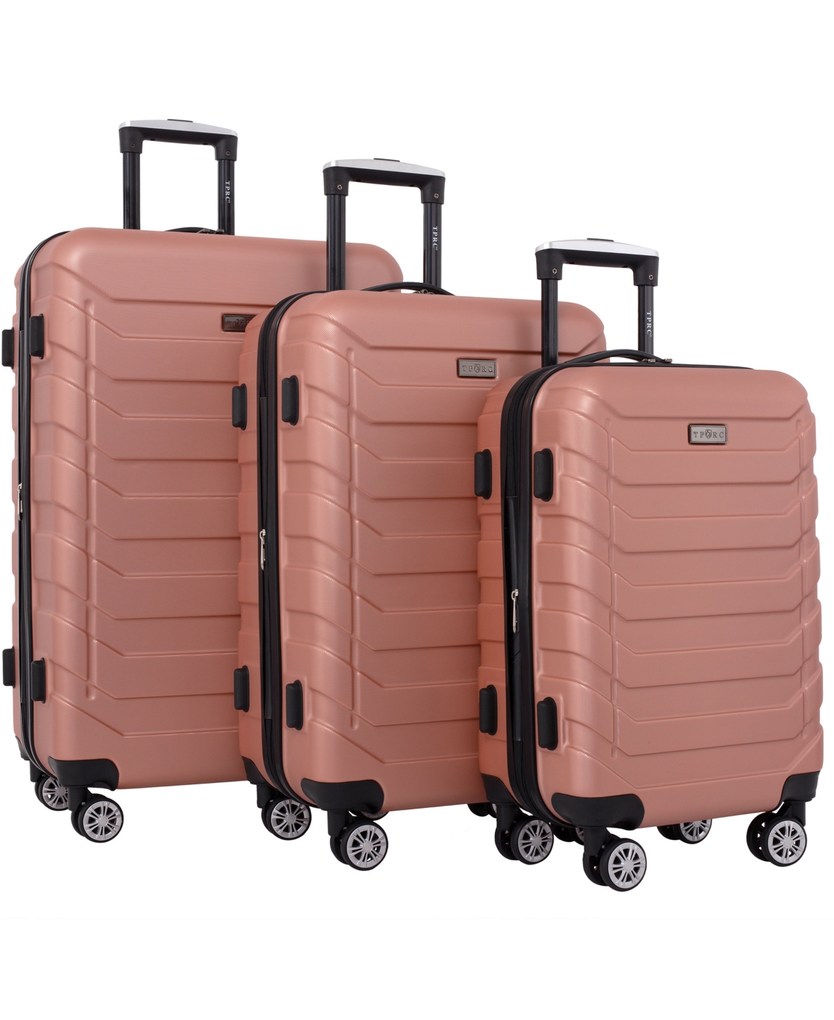 Madison 3-Pc Expandable Spinner Luggage Set - Teal