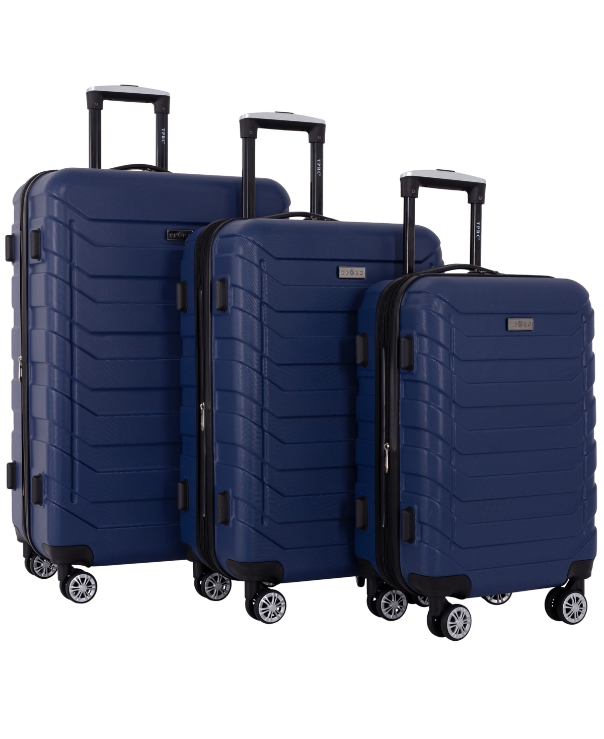 Madison 3-Pc Expandable Spinner Luggage Set - Teal