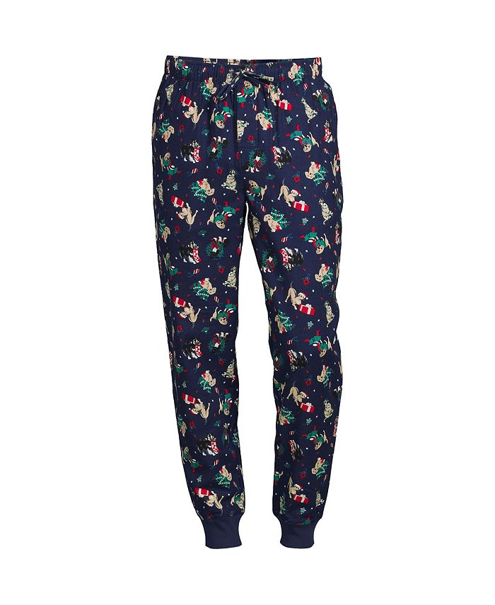 Men's flannel 2025 jogger pajama pants
