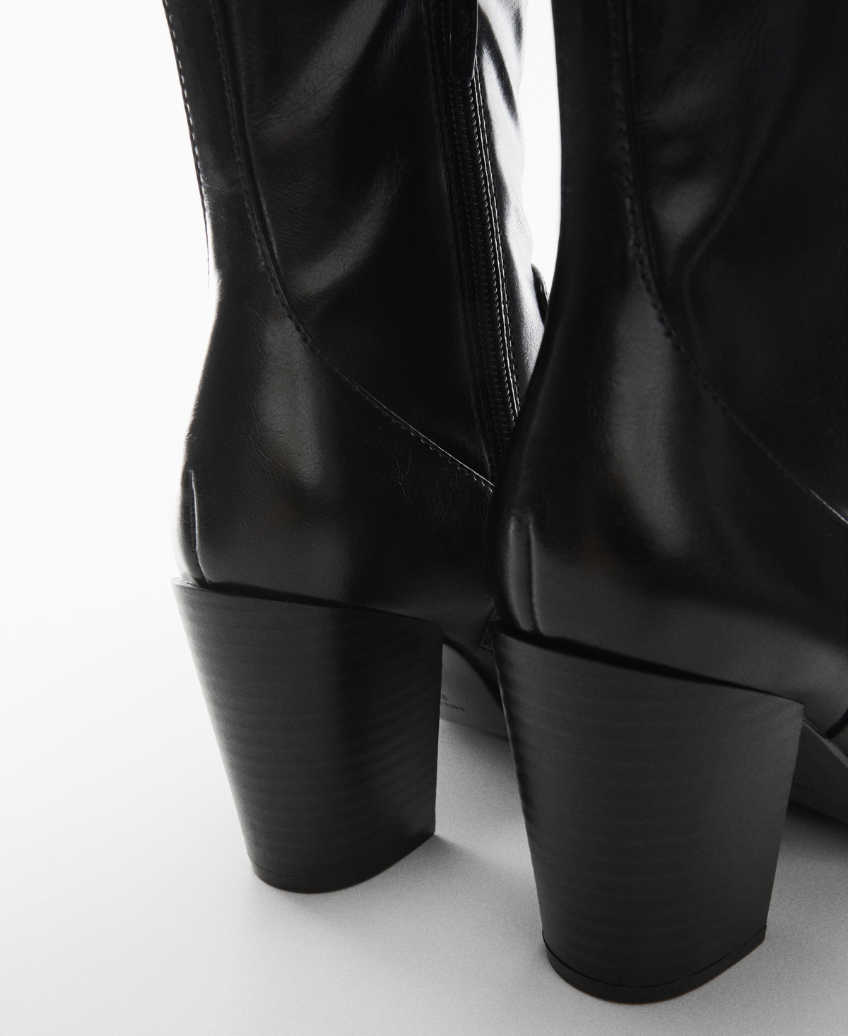 Mango Women's Pointy Elasticated Ankle Boots