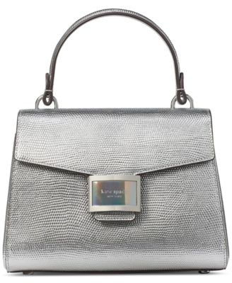 kate spade new york - Katy Lizard Embossed Leather Small Top Handle
