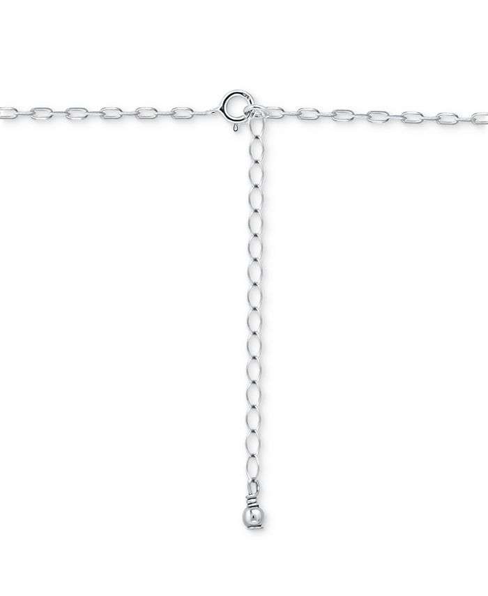 Macy's Cubic Zirconia Pavé Small Hoop Earrings in 14k Gold-Plated Sterling Silver, 0.79" - Macy's