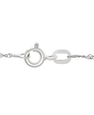 Perfectina 18" Chain Necklace (1-1/3mm) in 14k White Gold
