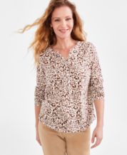 Macys animal sales print tops