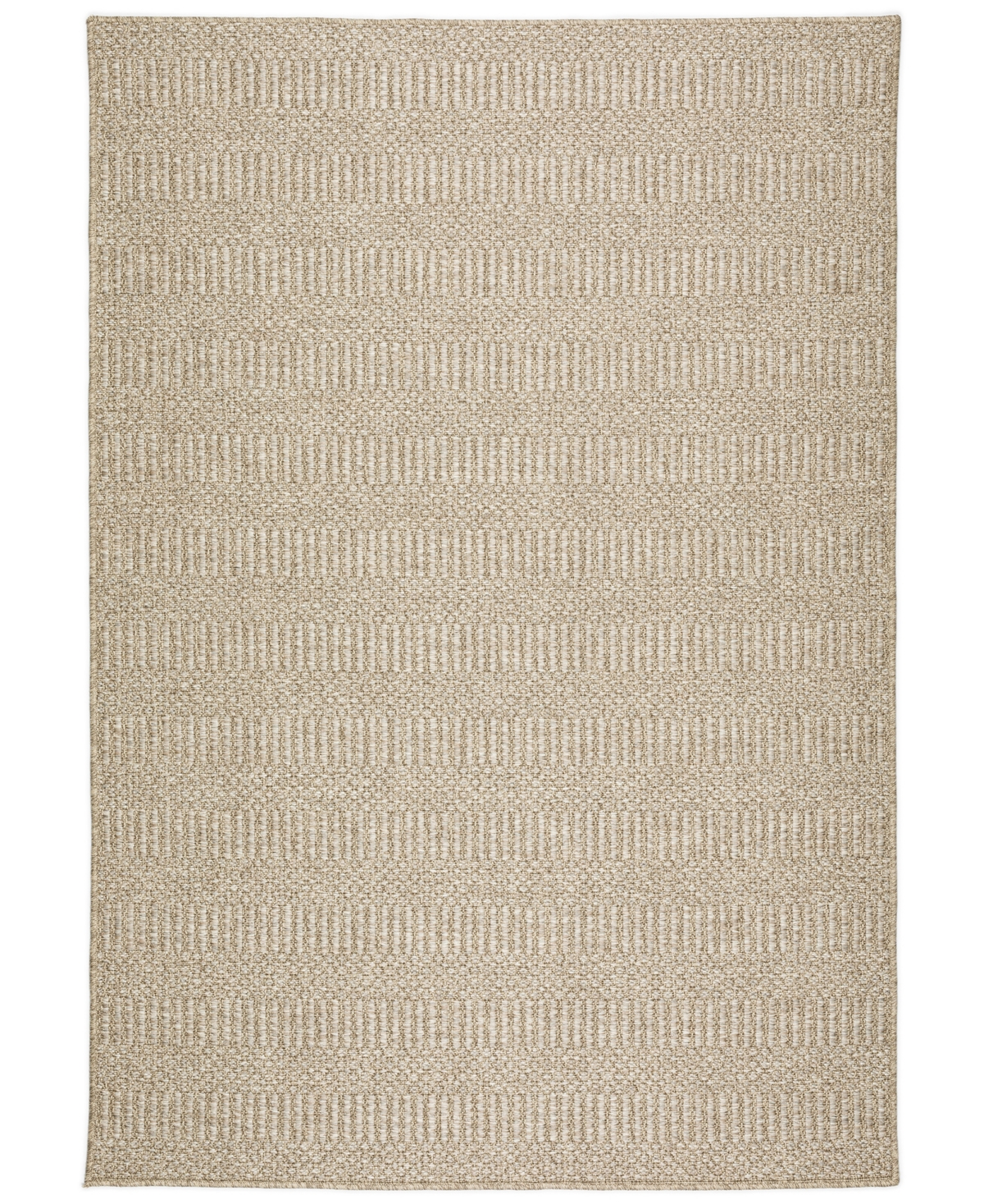 D Style Nusa Outdoor Nsa4 1'8" X 2'6" Area Rug In Beige