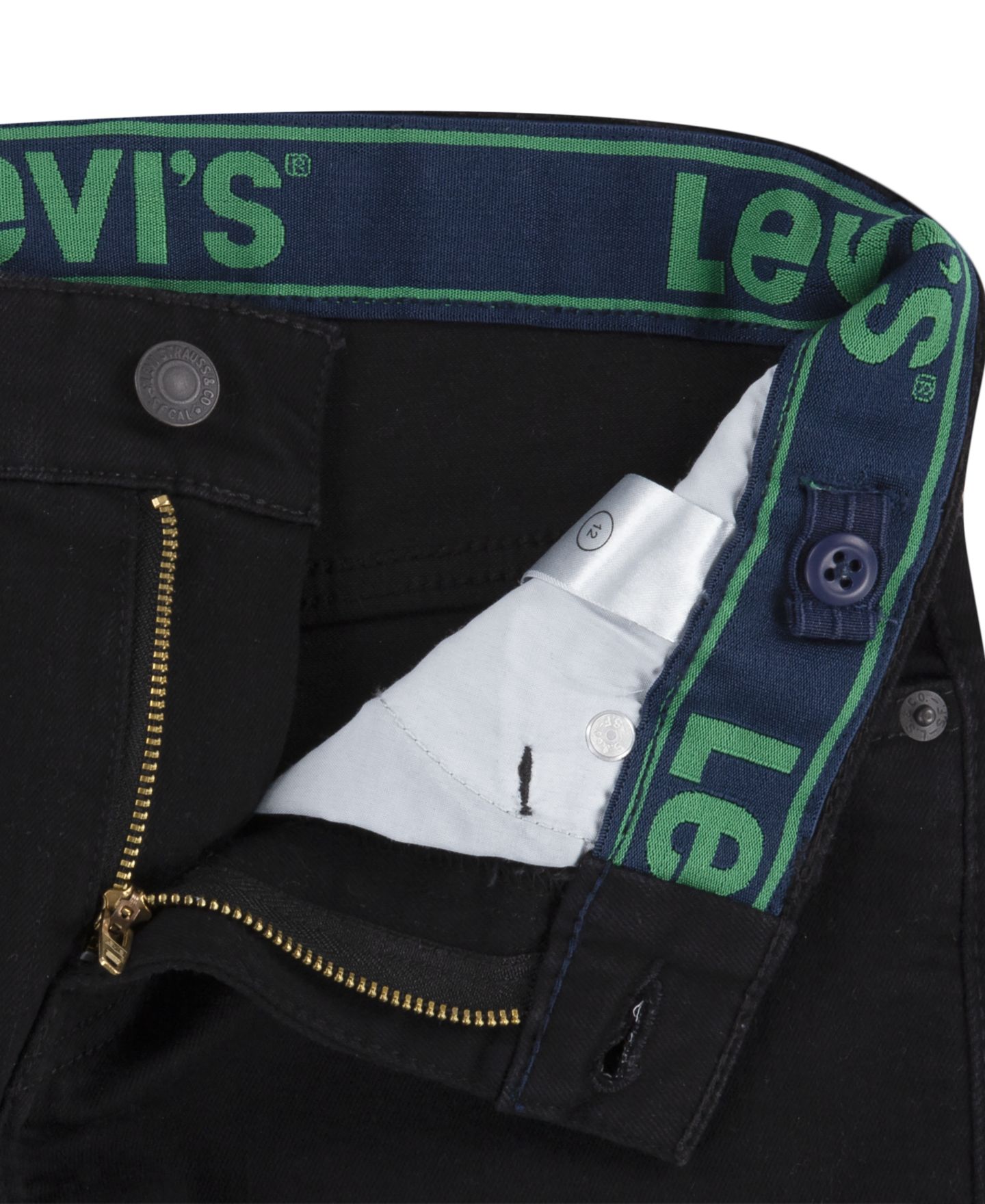 Джинсы Levi's 511™ Slim-Fit Stretch Performance Jeans для мальчиков, цвет: Чёрный — фото 5