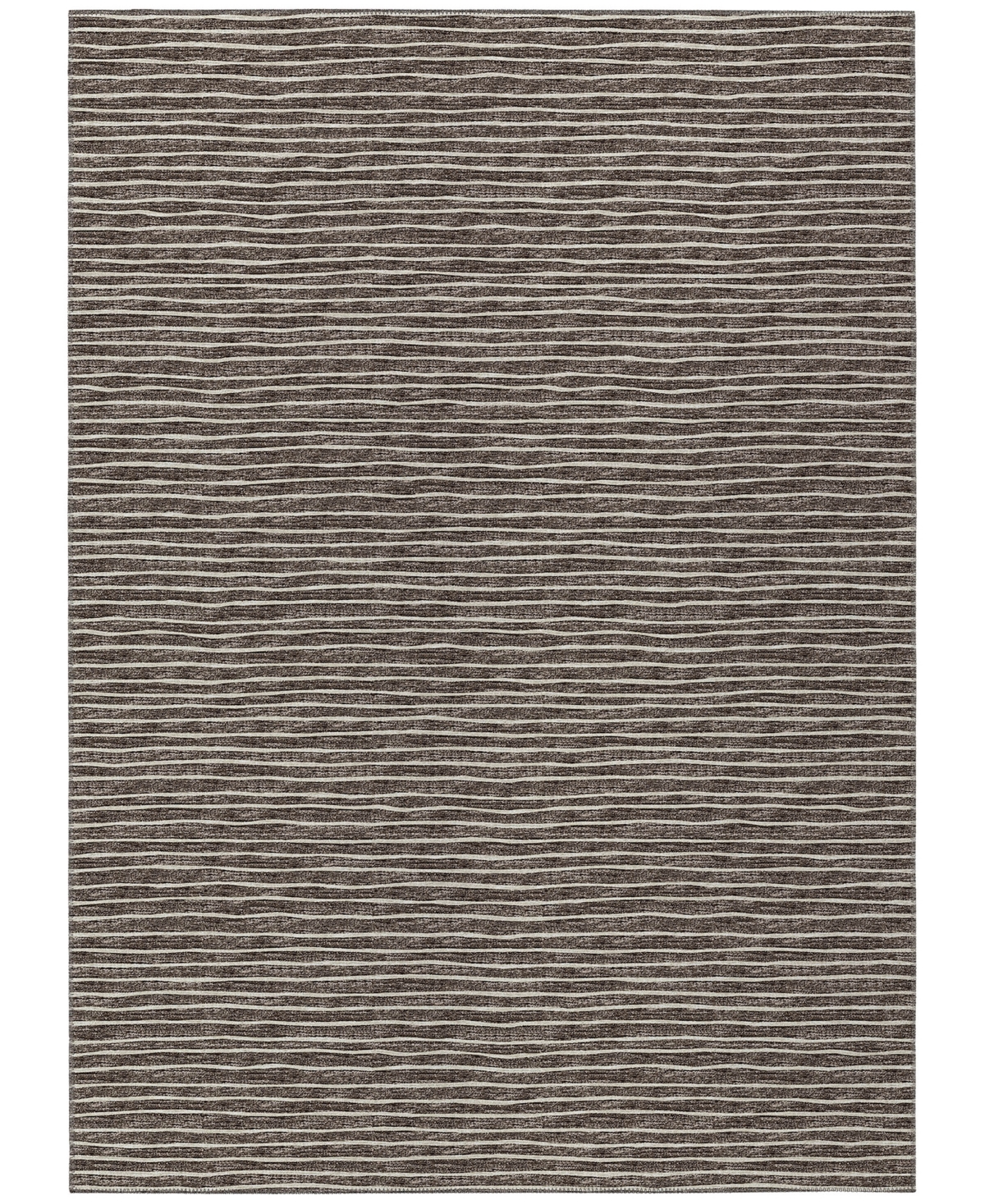 D Style Gatton Washable GTN1 10' x 14' Area Rug - Chocolate