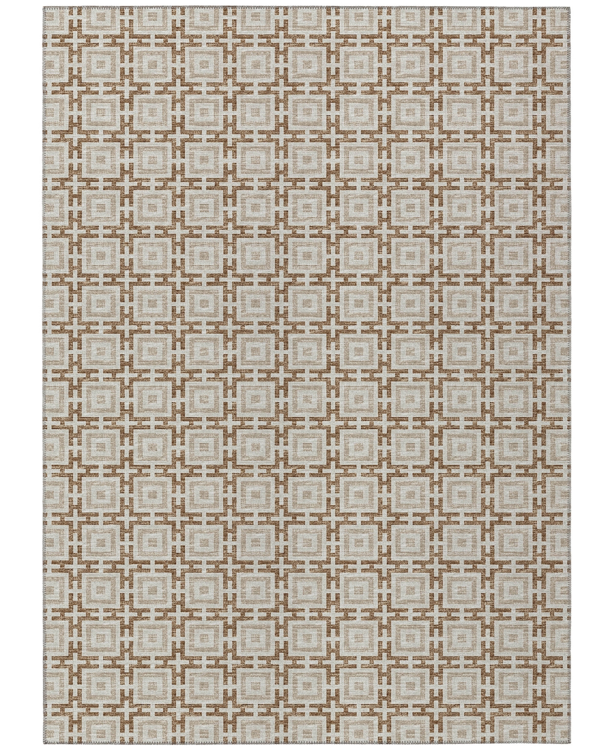 D Style Robbey Washable RBY1 10' x 14' Area Rug - Taupe