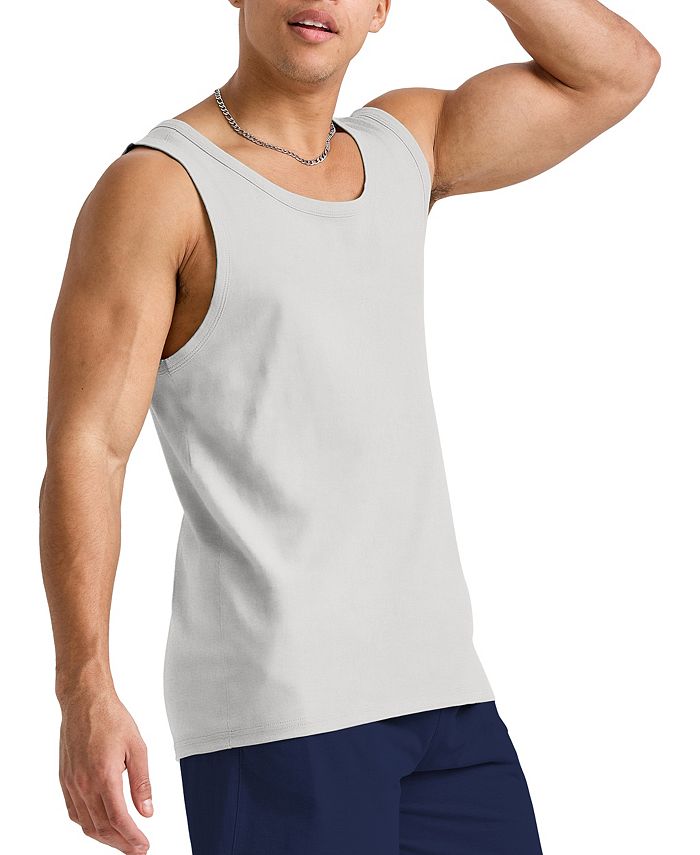 Hanes Men's Originals Tri-Blend Crewneck Tank Top - Macy's