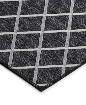 York Washable YO1 2'3" x 7'6" Runner Area Rug