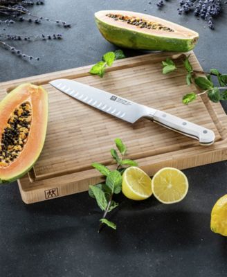 Pro Le Blanc 7" Slim Hollow Edge Santoku Knife