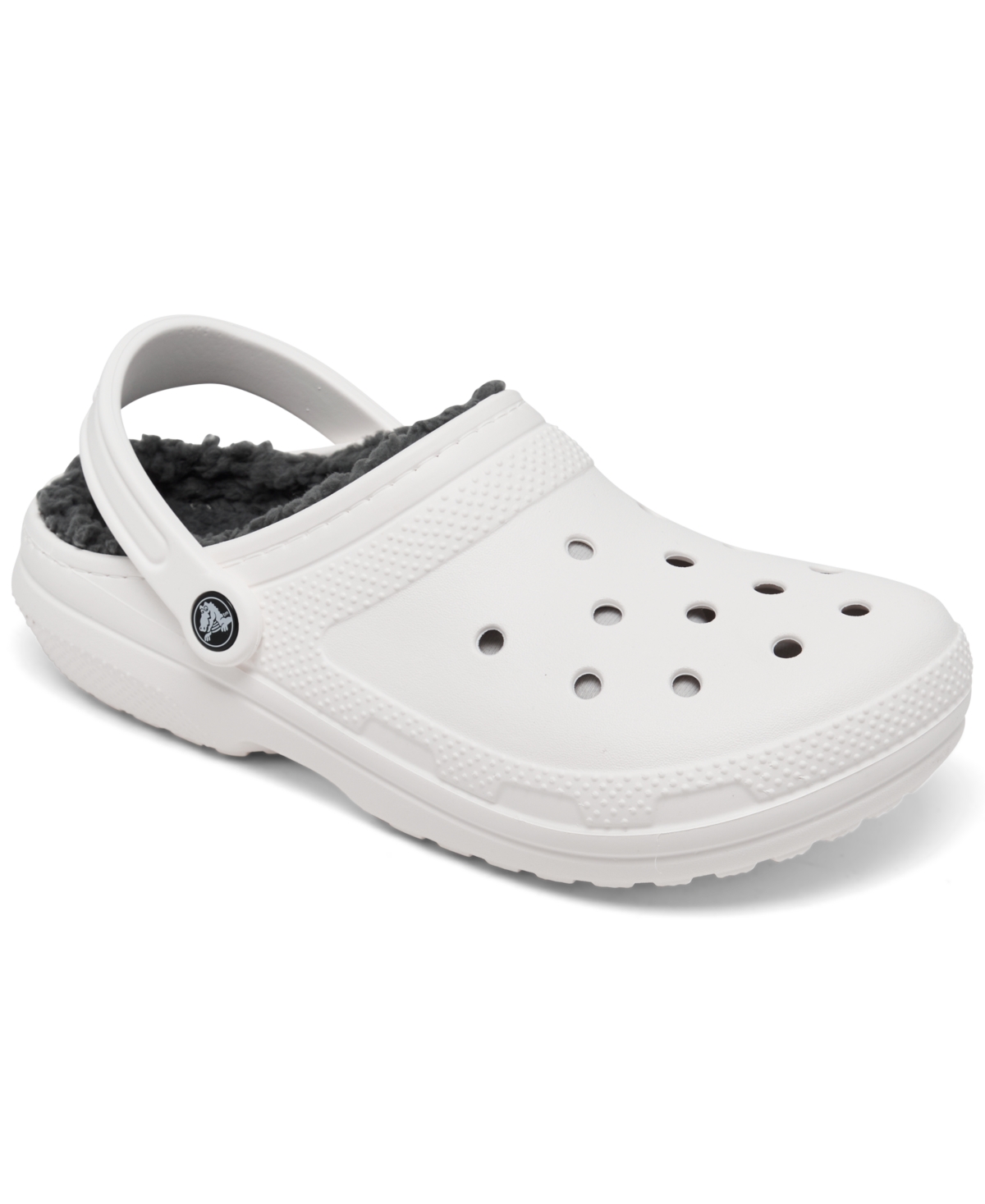 Men's and Women's Classic Lined Clogs from Finish Line - White, Gray