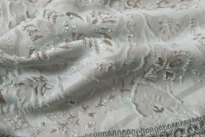 Georgina Ultra Luxurious Raised Jacquard And Fringed Trimmed Austrian Window Valance - 52 in. W x 28 in. L, Purple