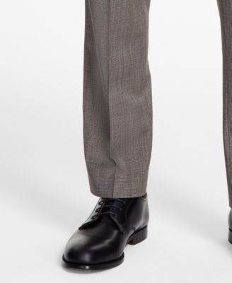 Men's Classic-Fit Stretch Wool Blend Suit Pant