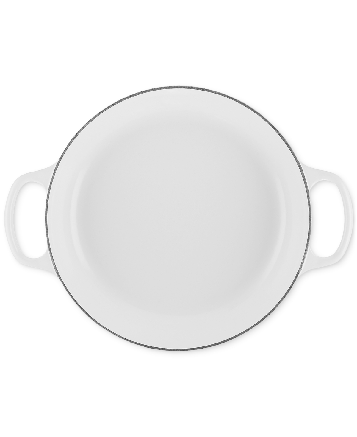 Le Creuset Marble-motif 3.5-qt. Enameled Cast Iron Braiser In White