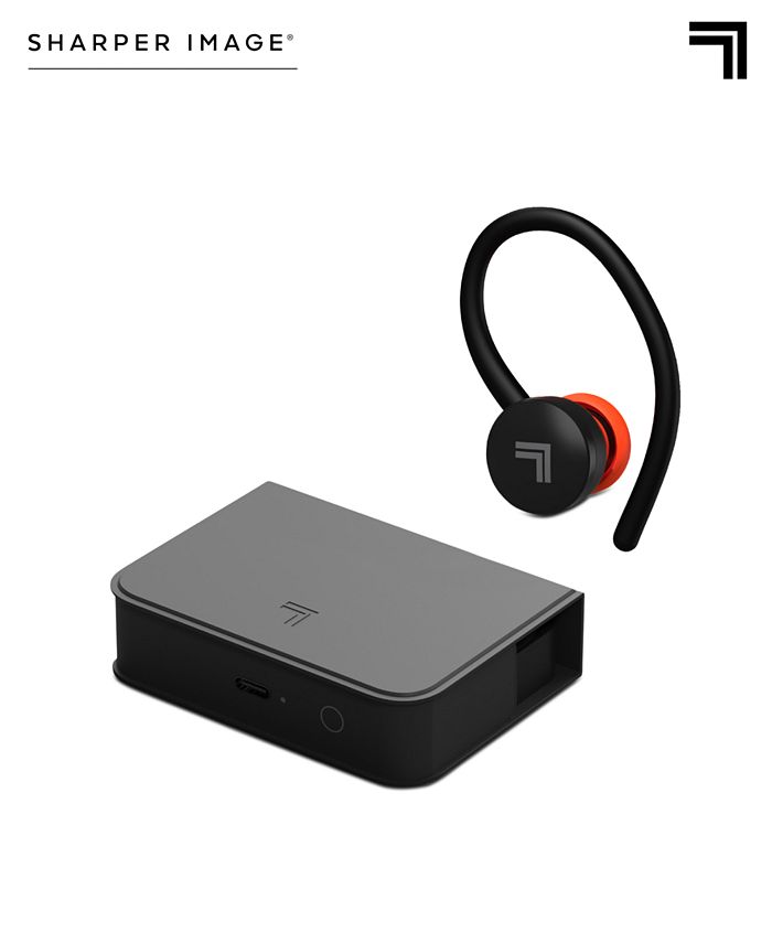 Sharper Image Sound Haven Sport True Wireless Earbuds with Qi Charging