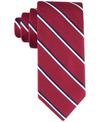 Tommy Hilfiger - Men's Thin Double-Stripe Tie
