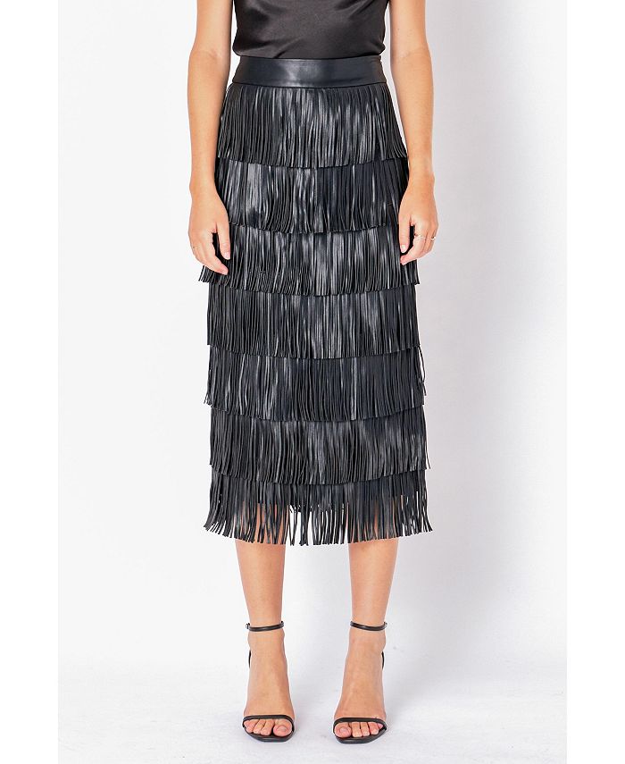 Fringe skirt hot sale macy's
