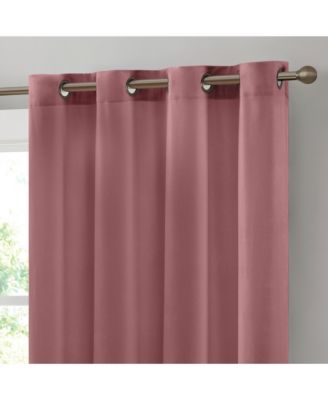 Sawyer Premium Luxurious Lush Velvet Soft Light Filtering Grommet Window Curtains - Set of 2 Panels