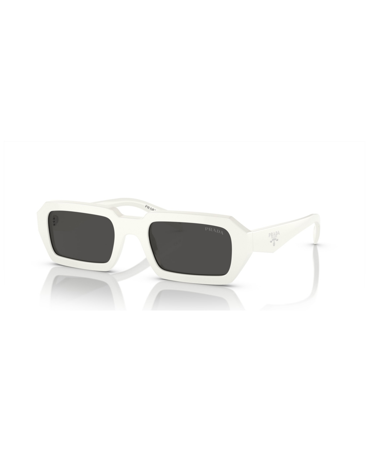 Shop Prada Women's Sunglasses Pr A12s In White