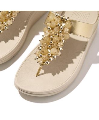 Women's Fino Bauble-Bead Toe-Post Sandals