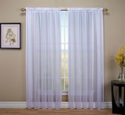 Ricardo Checkmate Tier Curtain Pair 70W x 36L - Black