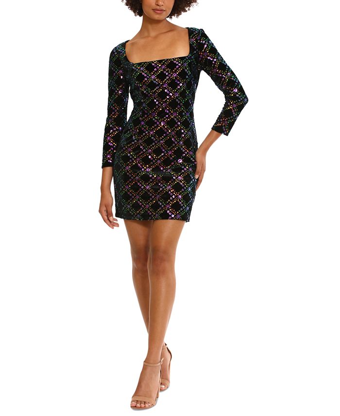 Donna morgan black dress online