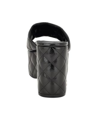 Women's Yanni Quilted Platform Block Heel Sandals